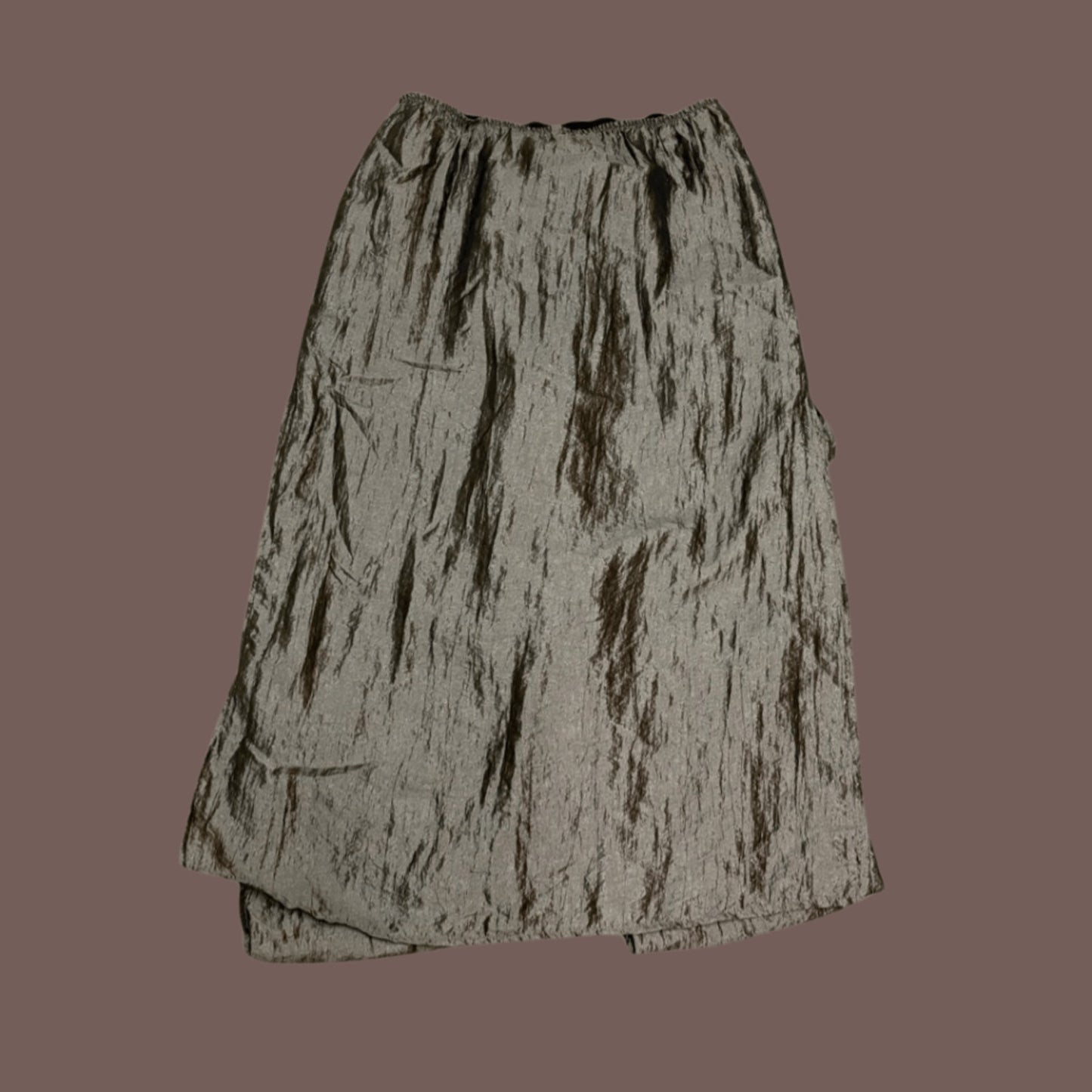 Vintage Barbara Lesser Draped Skort – Metallic Artwear Archive