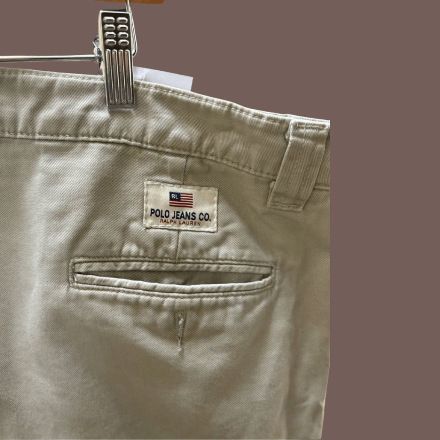 Vintage Polo Jeans Co. Cargo Shorts – 90s Americana Utility