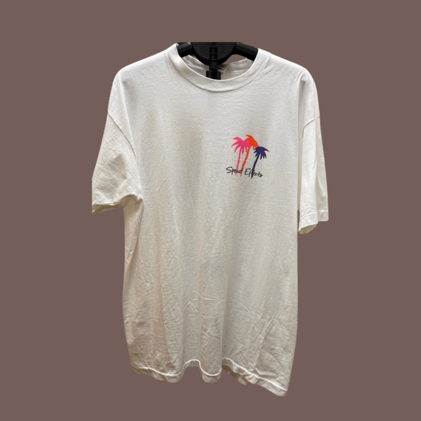 Vintage Fruit of the Loom T-Shirt K. Telfer 1992 Special Effects XXL 90s USA