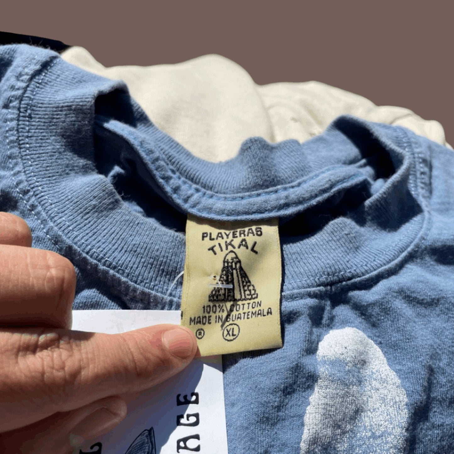 Vintage Players Tikal Graphic Tee – “Give Me Five” Guatemala