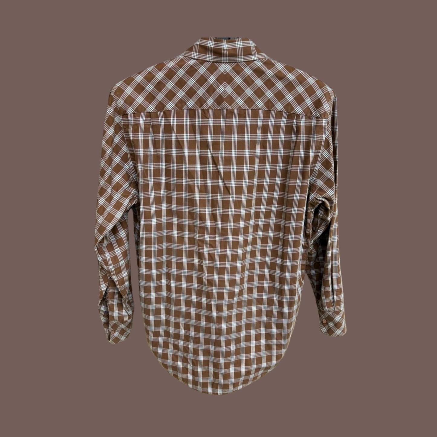 Vintage Banana Republic Plaid Buttondown Shirt – 90s Casual Classic