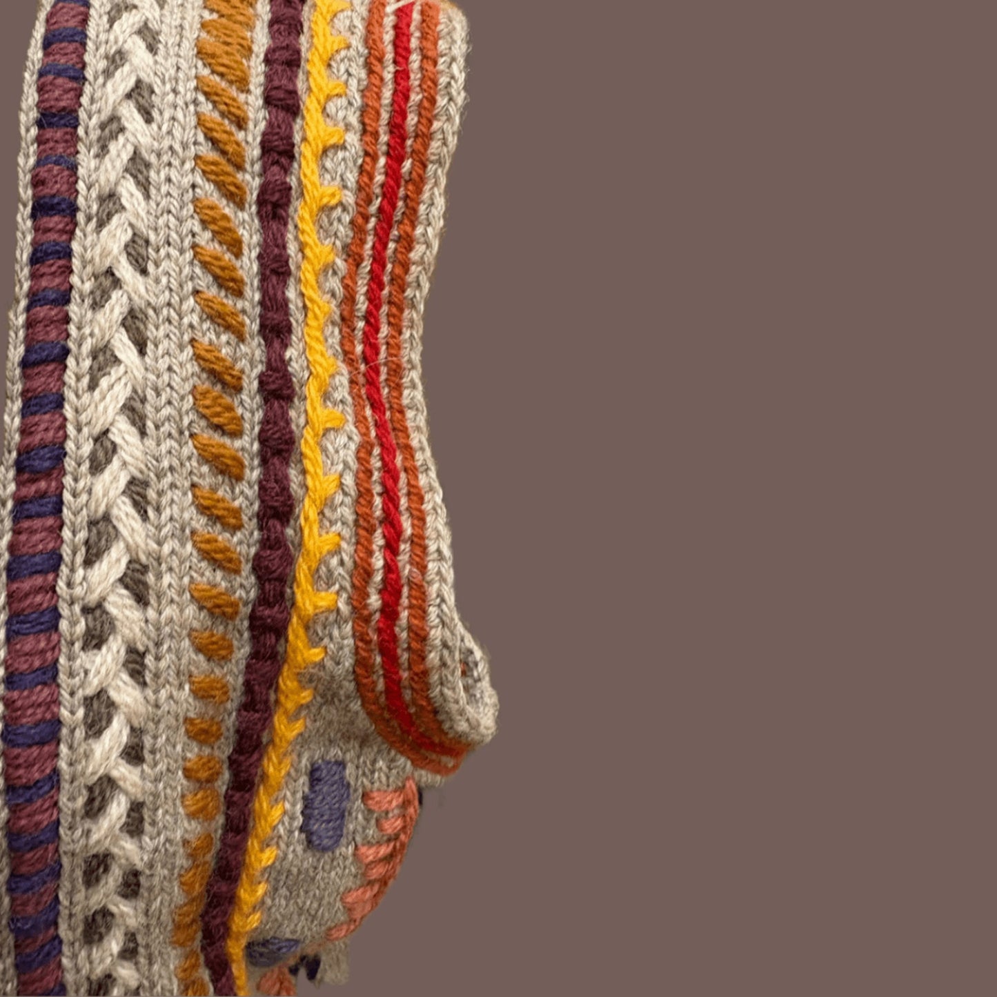 Vintage Peruvian Connection Wool Vest – Boho Knitwear Essential