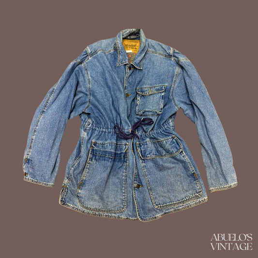 Vintage Levi’s Denim Cinch Waist Jacket – 90s Workwear