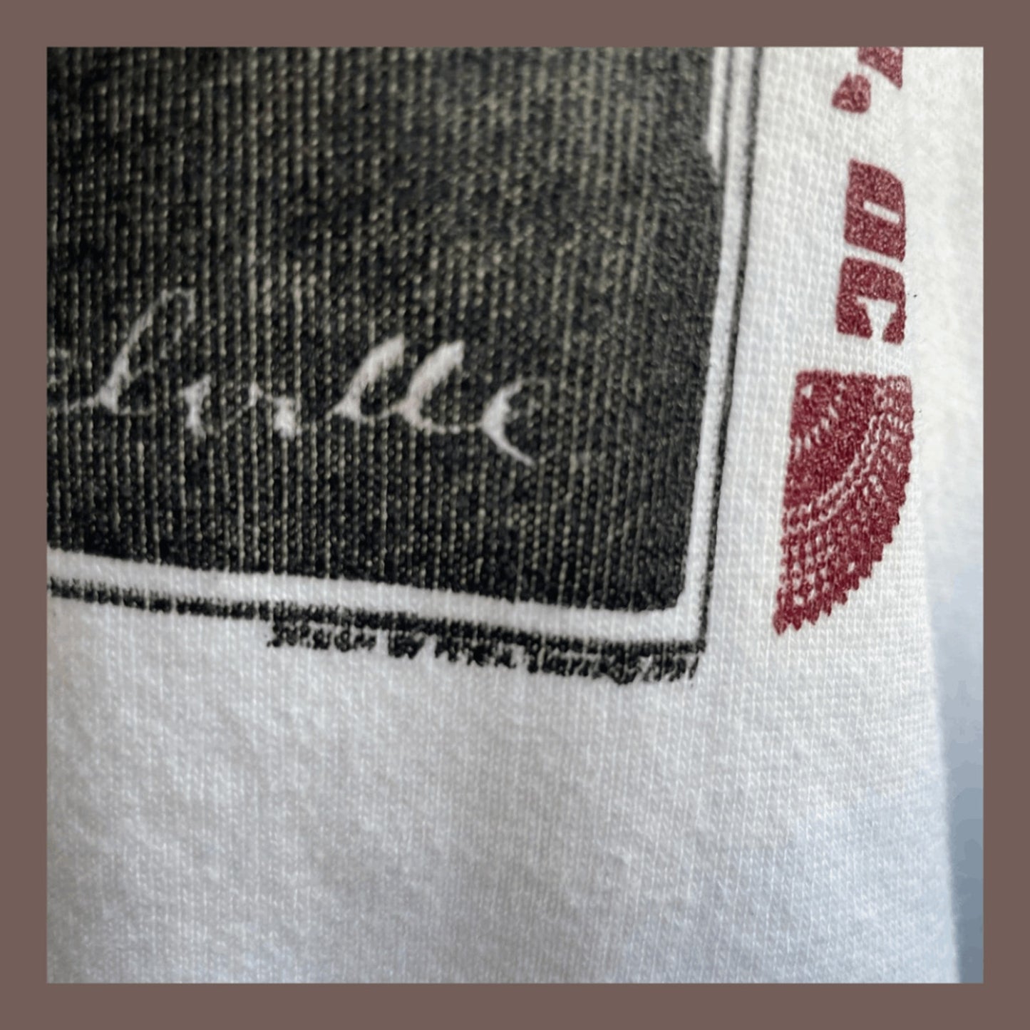 Jerzees Men's White Vintage The Melville Society 1991 Print Sweater Size L