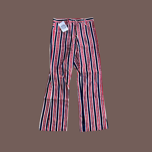 Vintage Twin Fashions Striped Flare Pants – 70s Americana