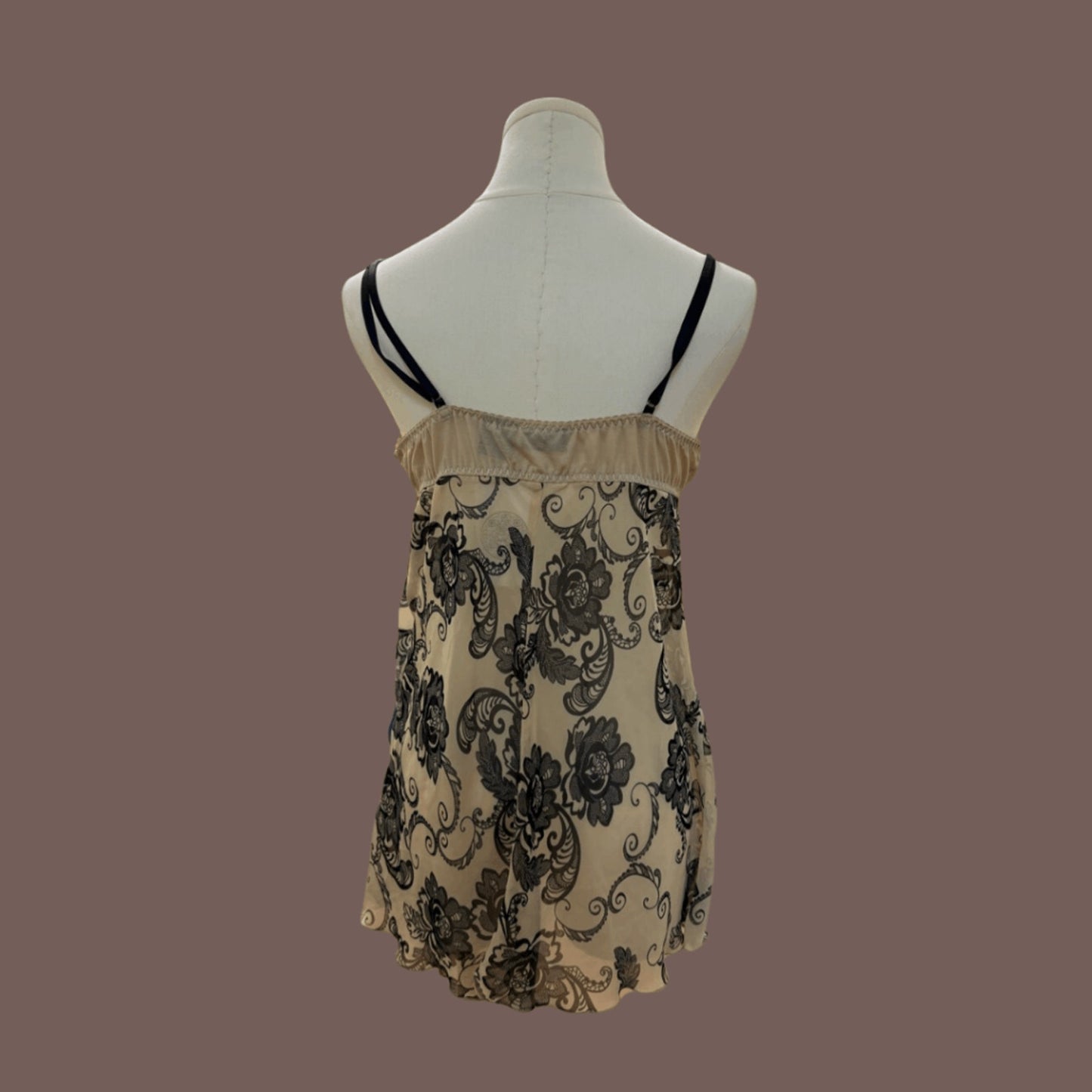 Vintage APT.9 Intimates Lace Slip Dress – 2000s Coquette Glam