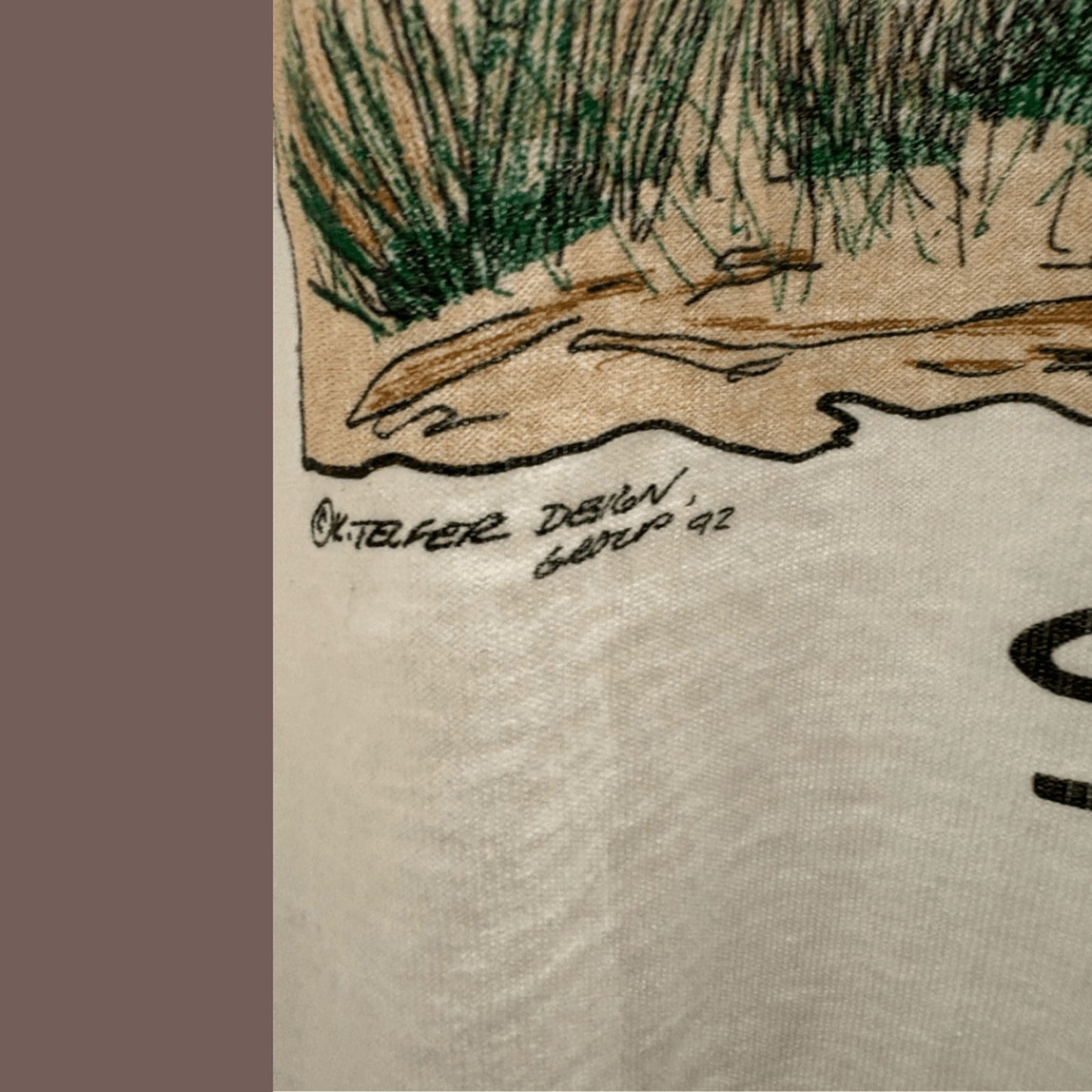 Vintage Fruit of the Loom T-Shirt K. Telfer 1992 Special Effects XXL 90s USA