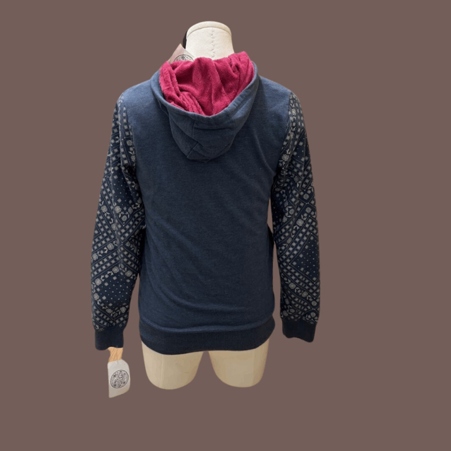 Vintage Lucky Brand Faux Fur Zip Hoodie – Y2K Winter Cozy