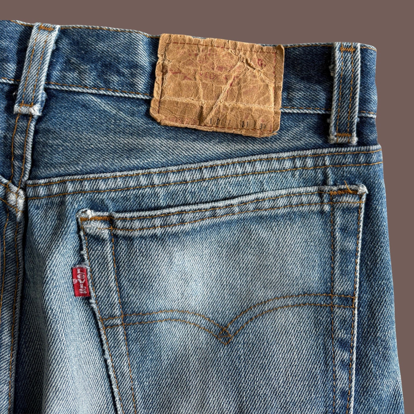 Vintage Levi’s 501 Straight Leg Jeans – 1986 USA Made