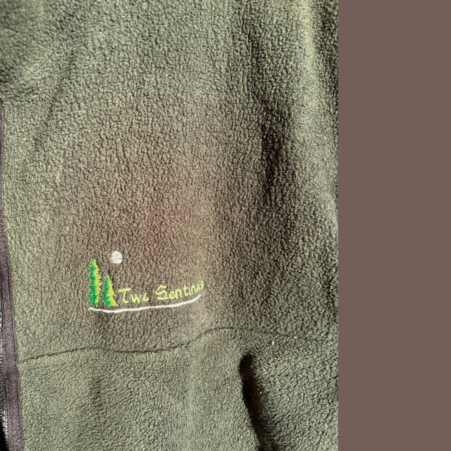 Vintage Forest Green Fleece Zip Vest – Gorpcore Outdoor Essential