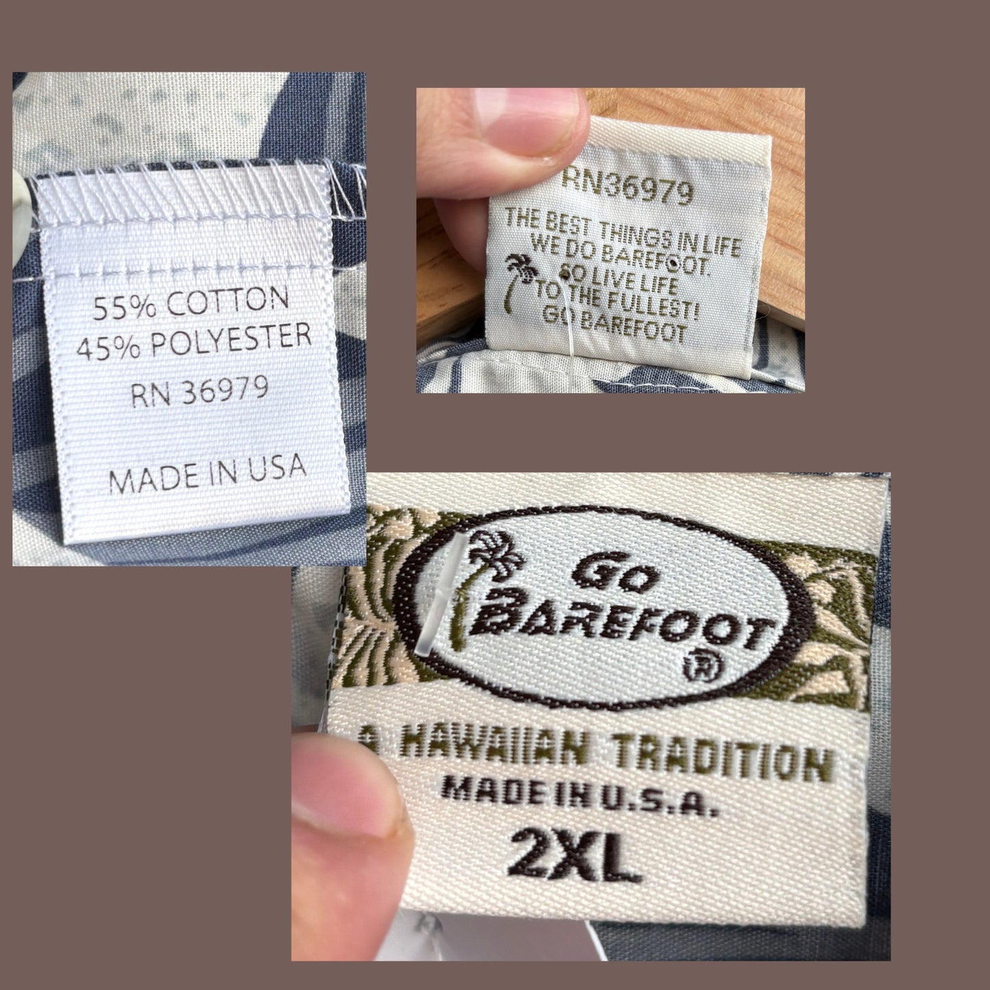 Vintage Go Barefoot Hawaiian Button Up Shirt – Coastal Aloha Vibes