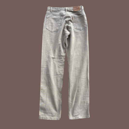 Vintage Levi’s 550 Beige Relaxed Jeans – 90s USA Made