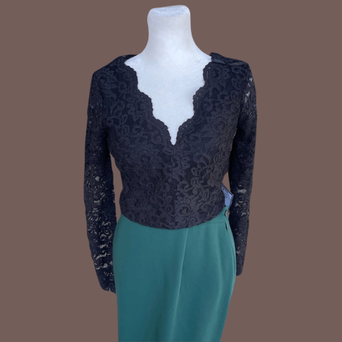 Vintage City Studio Black Lace Evening Top – Modern Romantic Glam