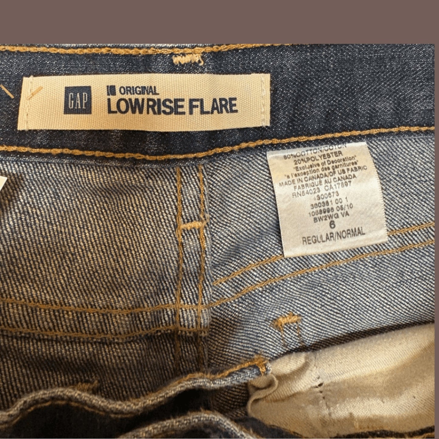 Vintage GAP Floral Flare Jeans – Y2K Boho Embroidered Denim