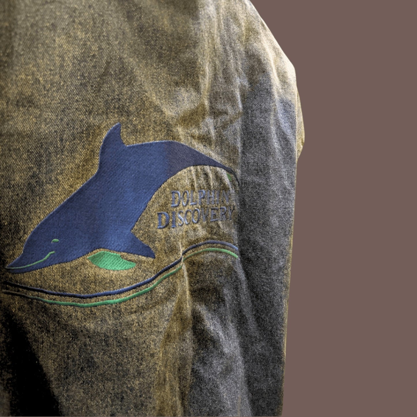 Vintage Six Flags Marine World Varsity Jacket – 90s Dolphin Denim