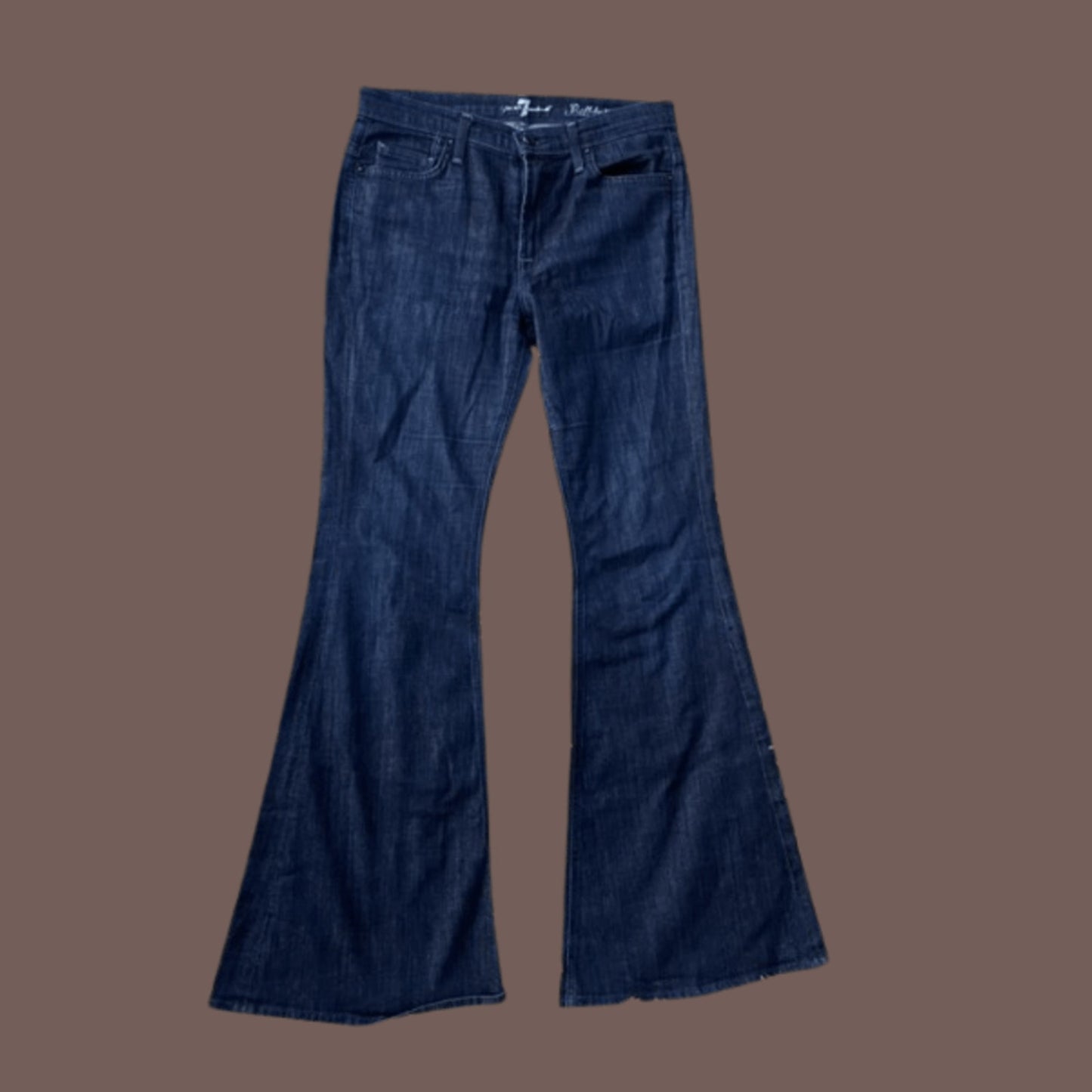 Vintage 7 For All Mankind Bellbottom Jeans – Y2K Flare Denim
