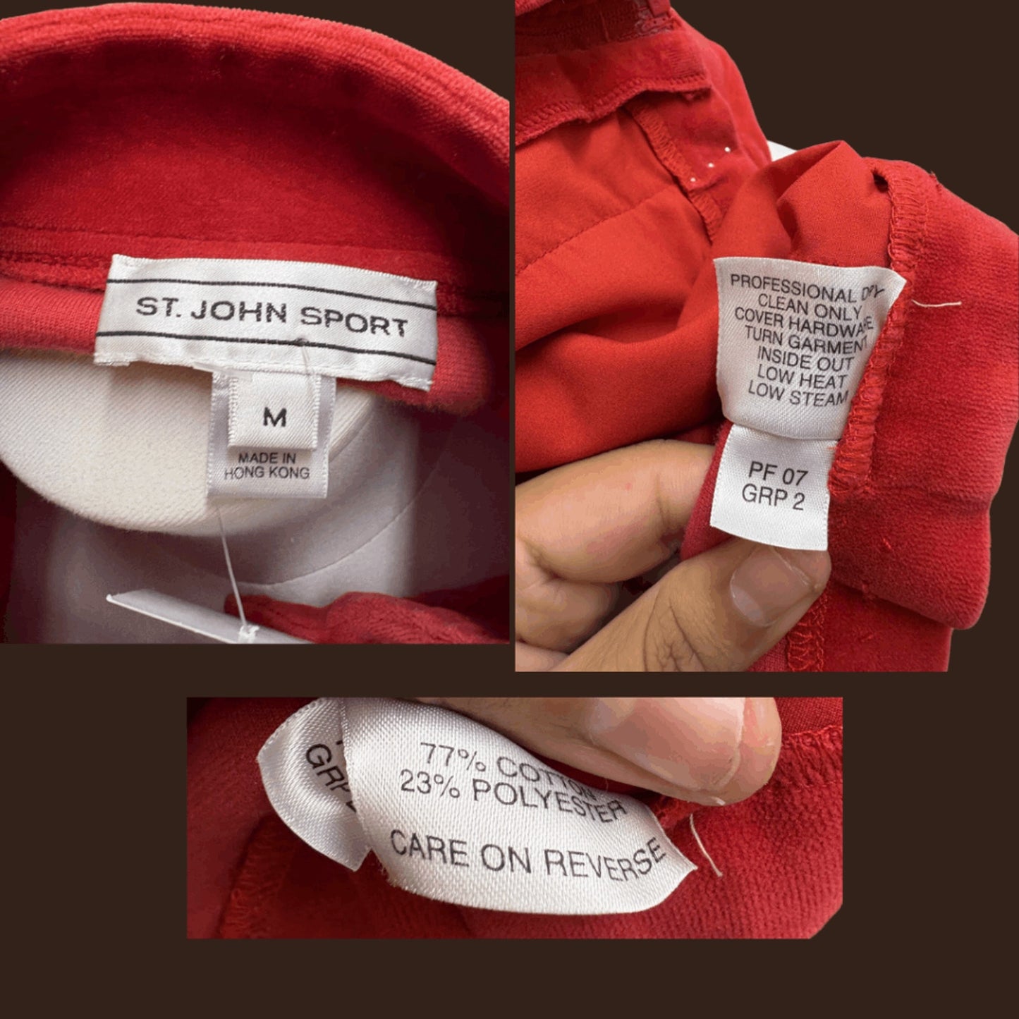 Vintage St. John Sport Studded Velvet Track Jacket – Y2K Luxe Athleisure