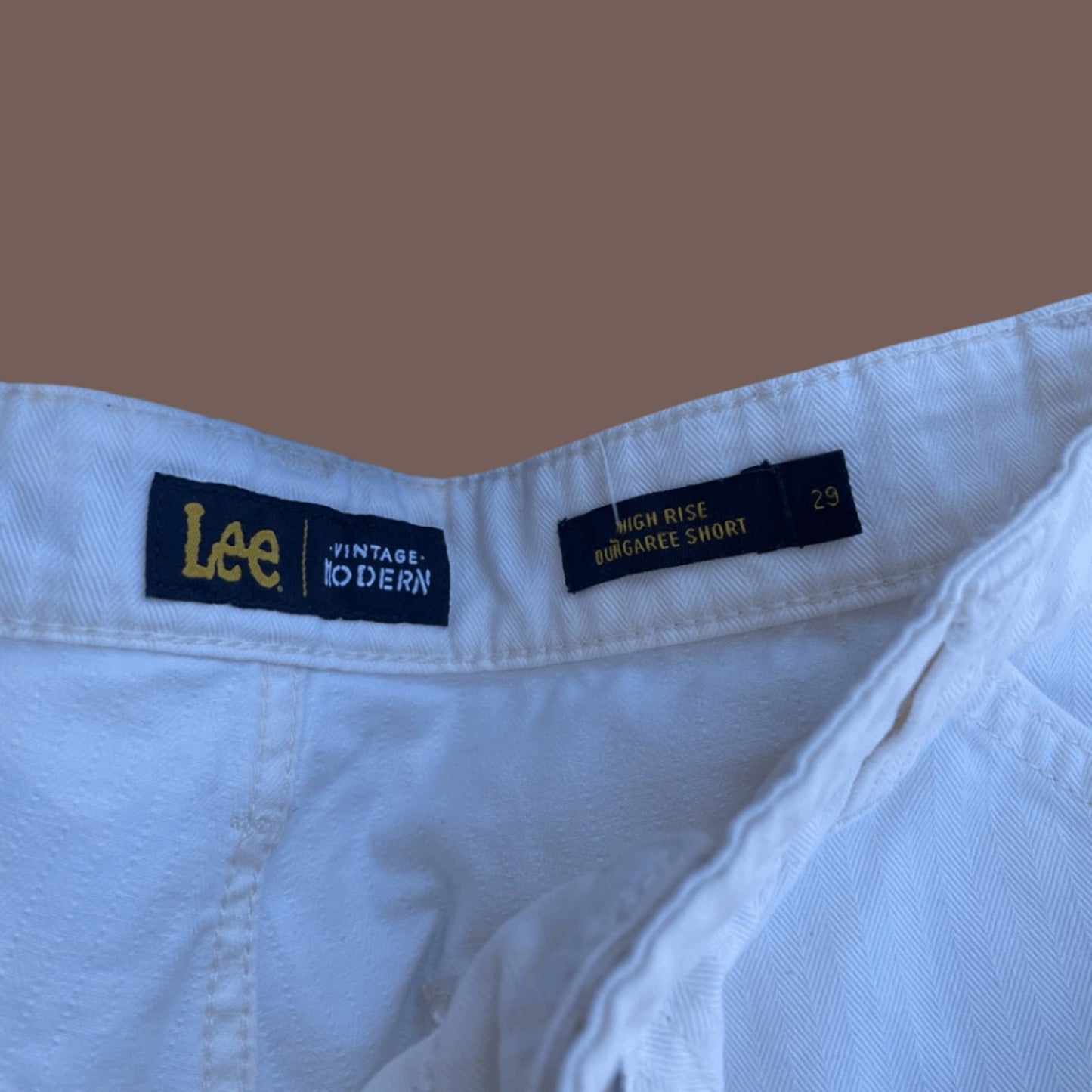 Vintage Lee White Denim Shorts – Coastal Grandmother Classic