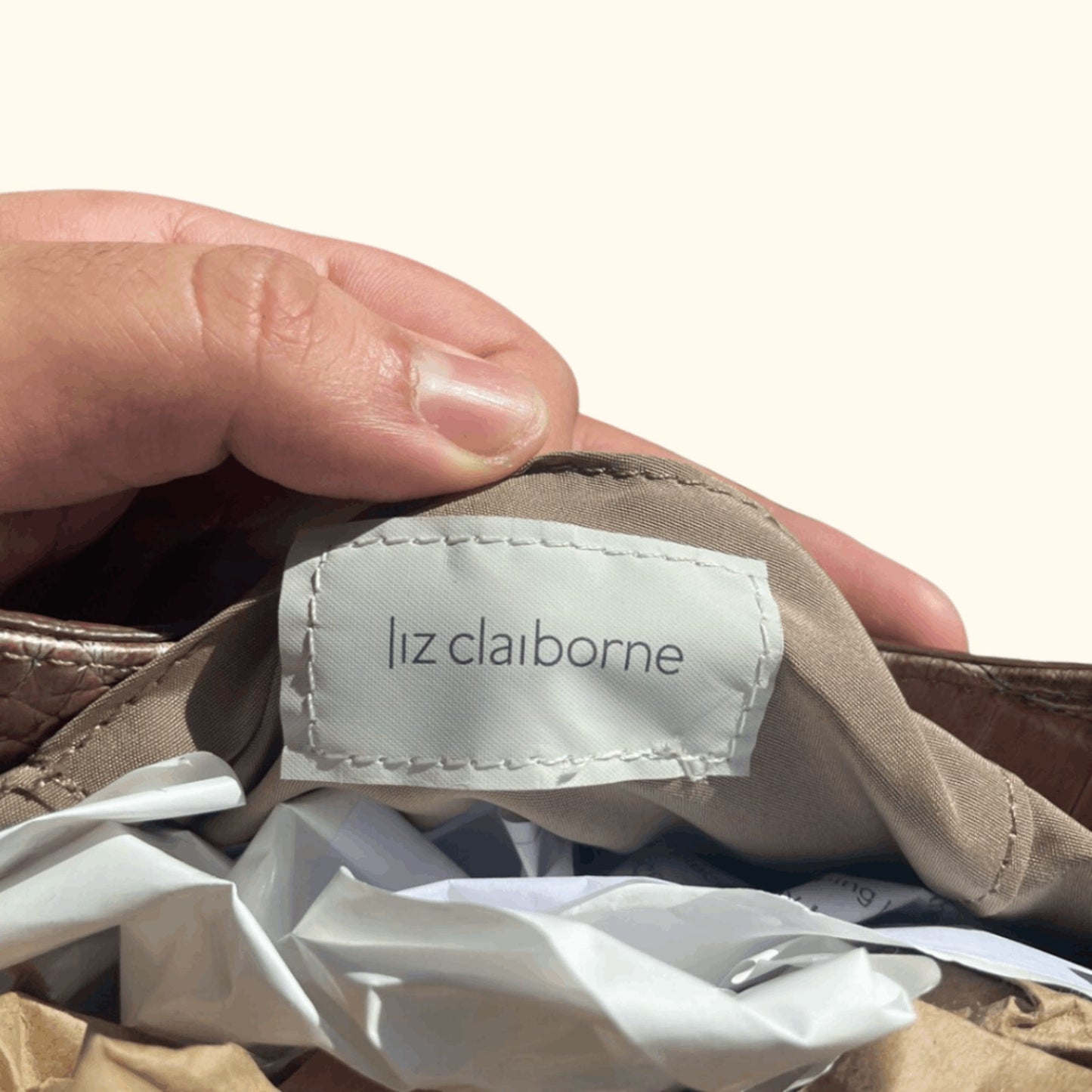 Vintage Liz Claiborne Faux Croc Hobo Bag – Y2K It-Girl Energy