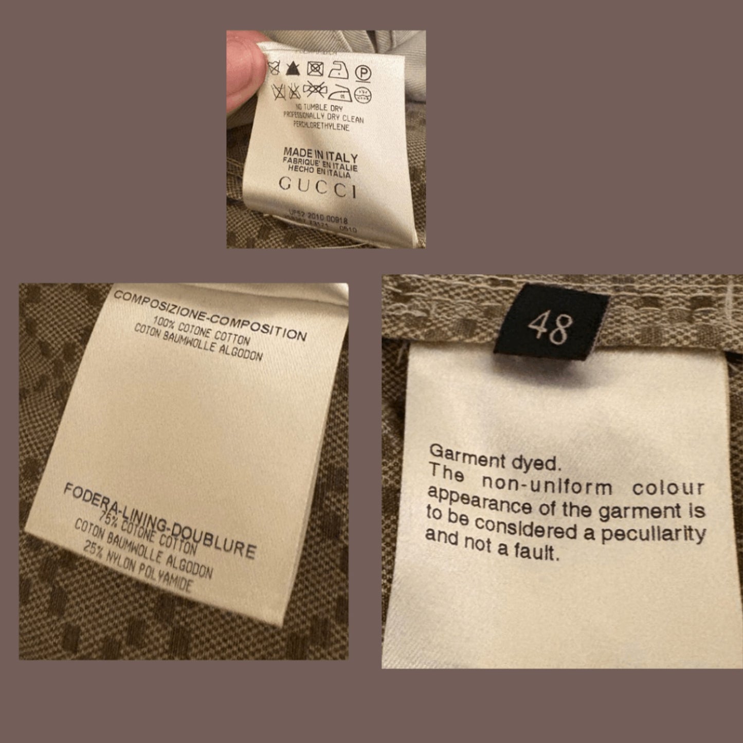 Vintage Gucci Cotton Workwear Blazer – 2000s Italian Menswear