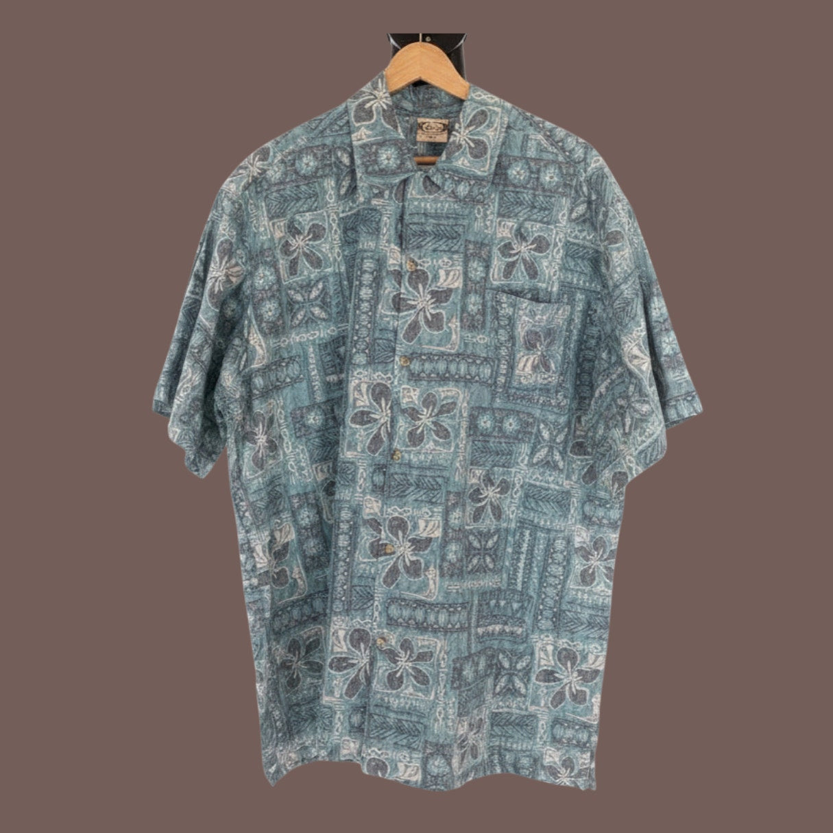Vintage Barefoot Hawaiian Shirt – Made in USA Tropical Aloha