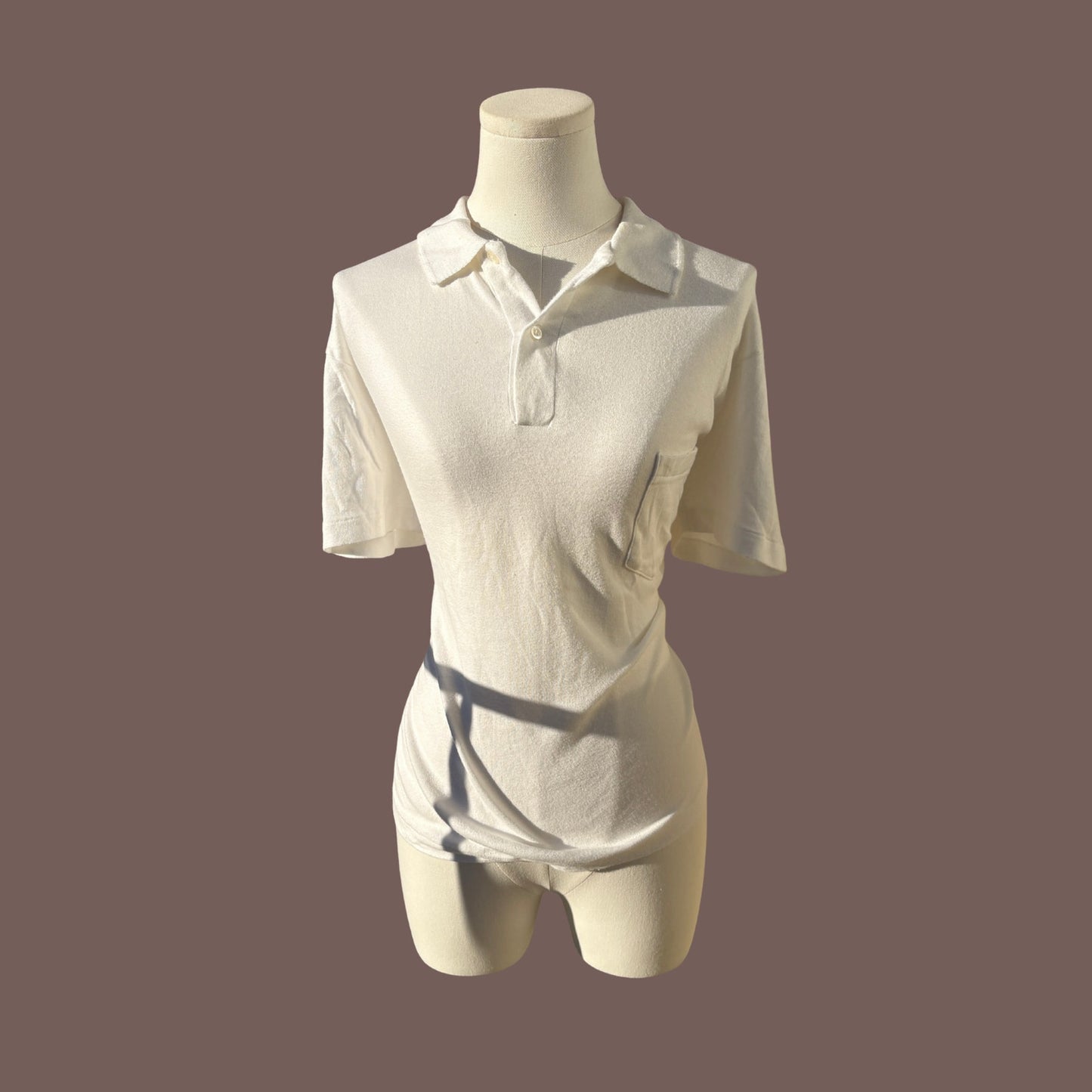 Vintage Sportswear Knit Polo Shirt – Minimalist Americana