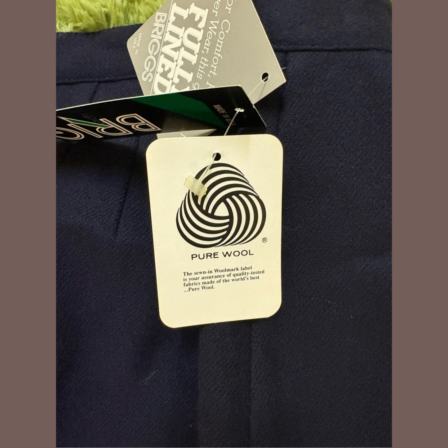 Vintage Briggs Wool A-Line Skirt – 90s Minimal Academia