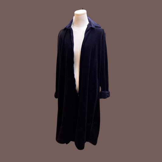 Vintage Christian Dior Velour Robe – 70s Luxury Loungewear