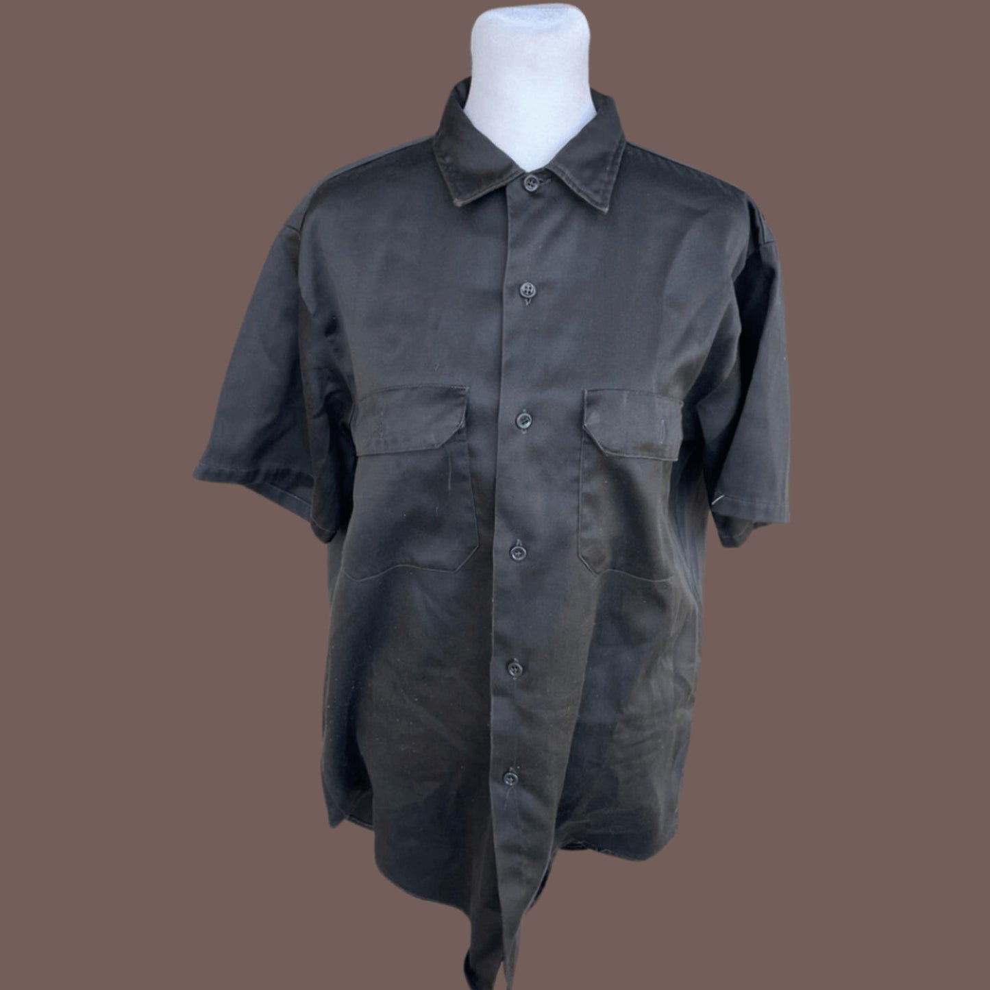 Vintage Big Mac Work Shirt – 60s Brown Minimal Utility