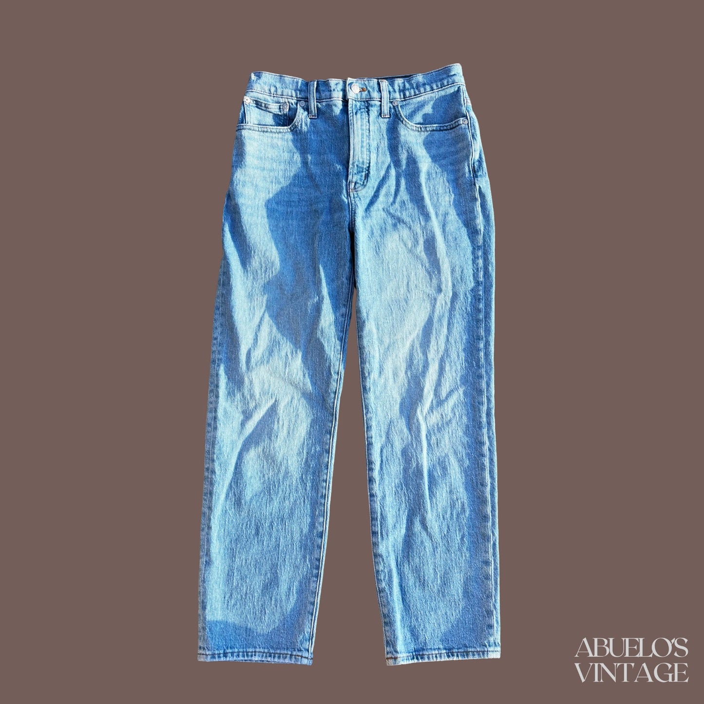 Madewell Perfect Vintage Straight Jean – Classic Light Wash