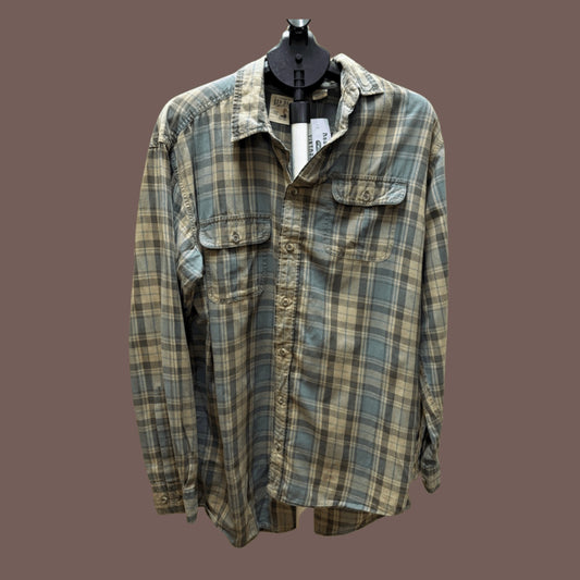Vintage Red Head Green Plaid Button-Up Shirt – Rustic Workwear