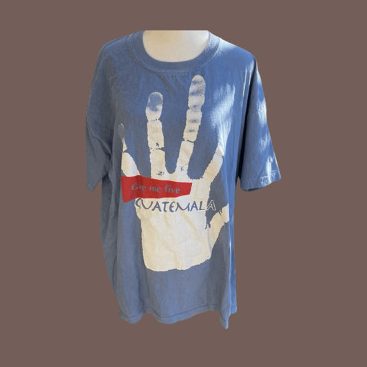 Vintage Players Tikal Graphic Tee – “Give Me Five” Guatemala