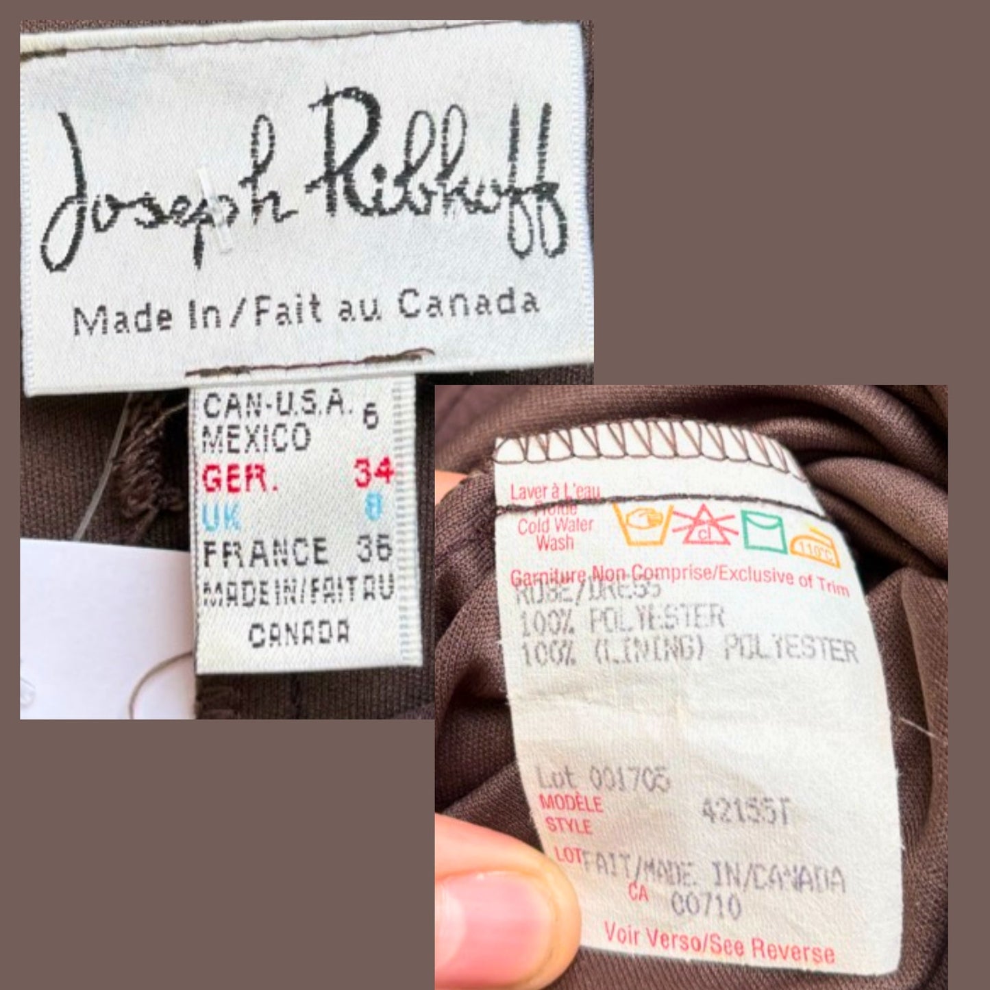 Vintage Joseph Ribkoff Ruffle Cocktail Dress – 90s Soft Glam