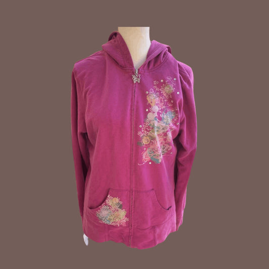 Vintage Disney Tinker Bell Zip Hoodie – Y2K Kidcore