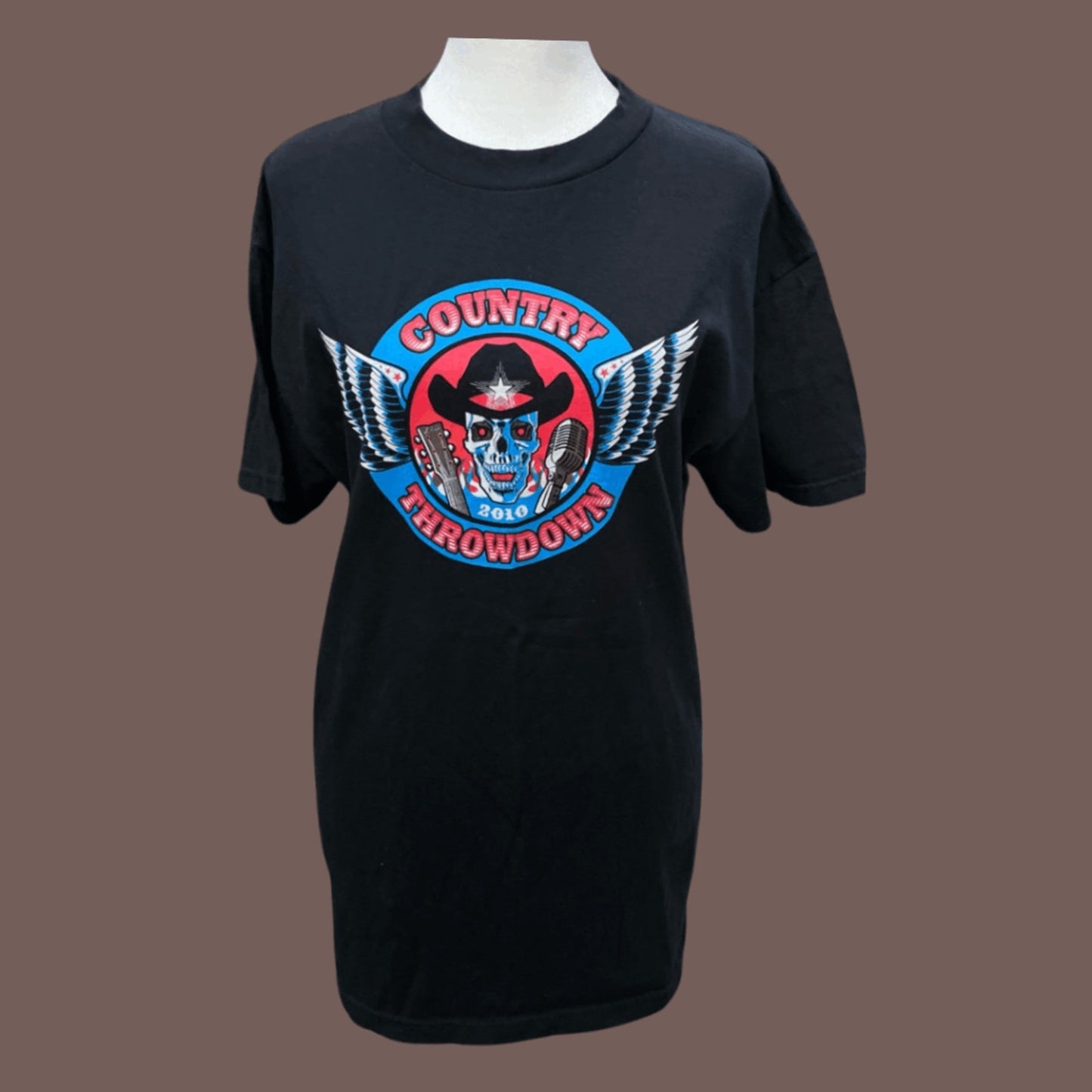 Vintage Alstyle Country Throwdown Skull Tee – 2010 Tour Graphic