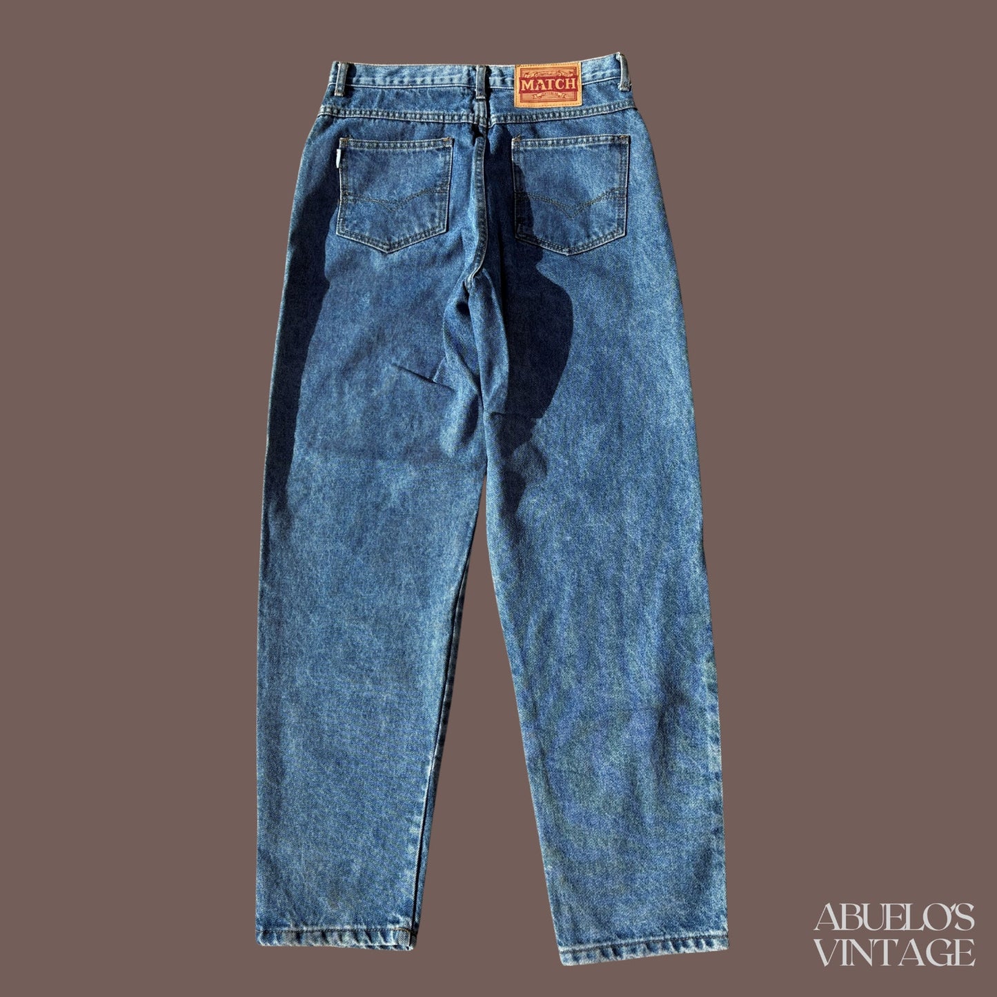Vintage Match High Rise Tapered Jeans – 90s Classic Denim