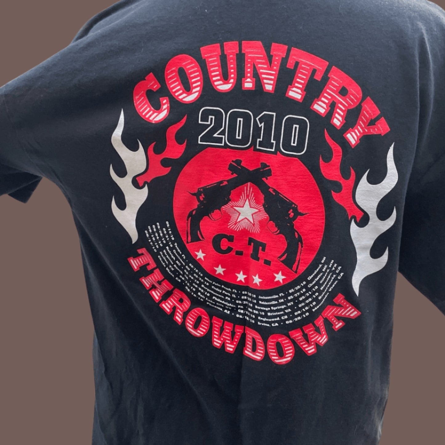 Vintage Alstyle Country Throwdown Skull Tee – 2010 Tour Graphic
