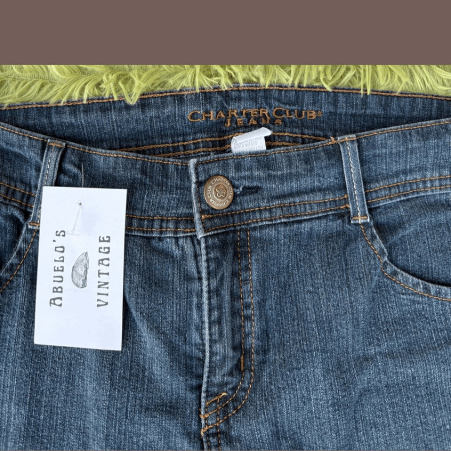 Vintage Charter Club Studded Flare Jeans – Y2K Retro Glam