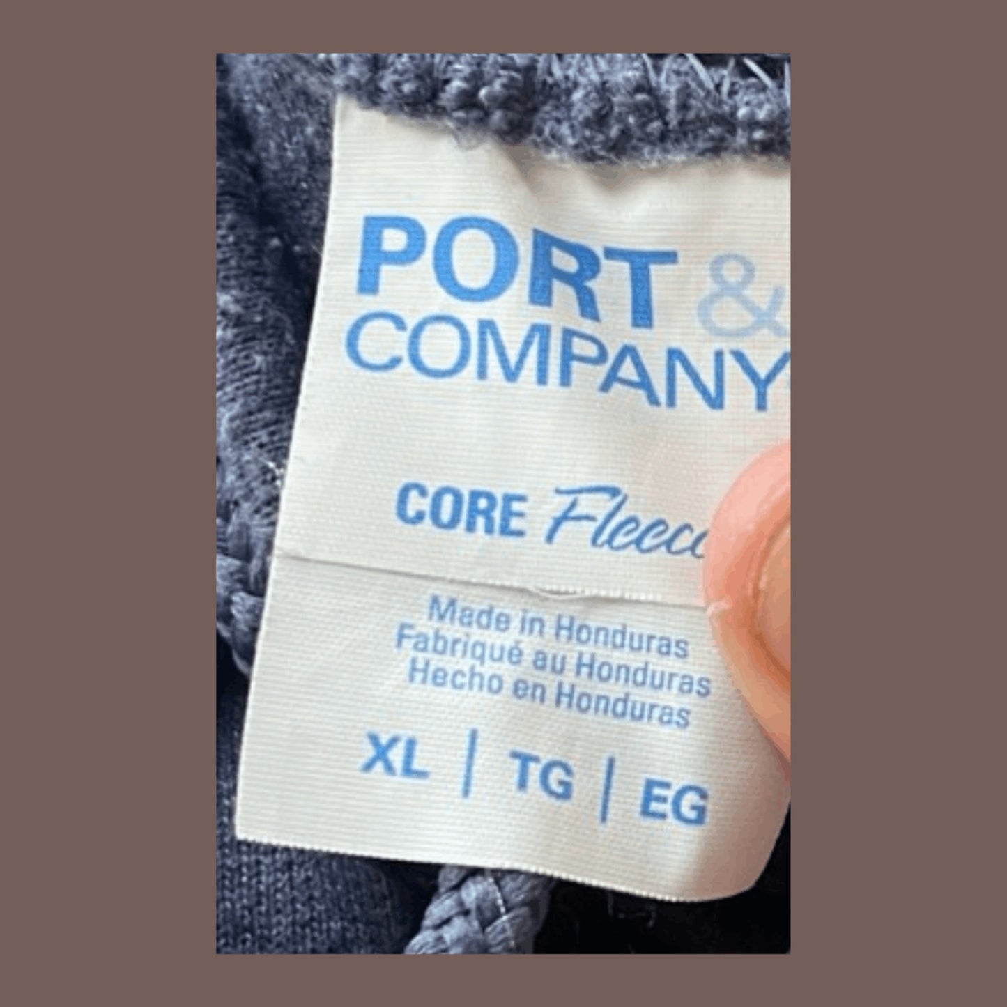 Vintage Port & Company Fleece Hoodie – Outdoor Utility 2000s