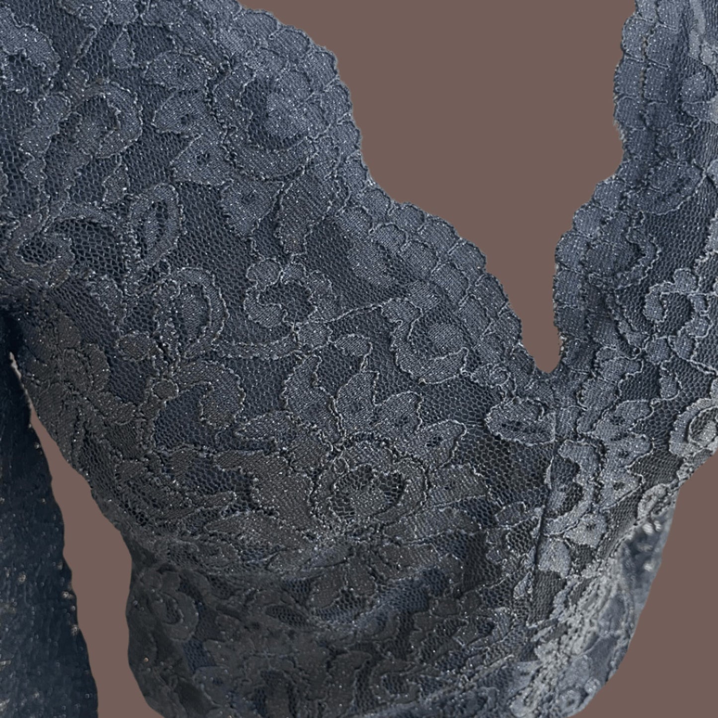 Vintage City Studio Black Lace Evening Top – Modern Romantic Glam