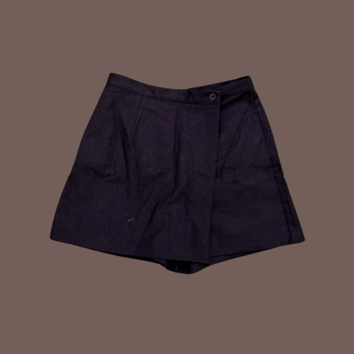 Vintage Benetton Wool Skort – 90s Light Academia Essential