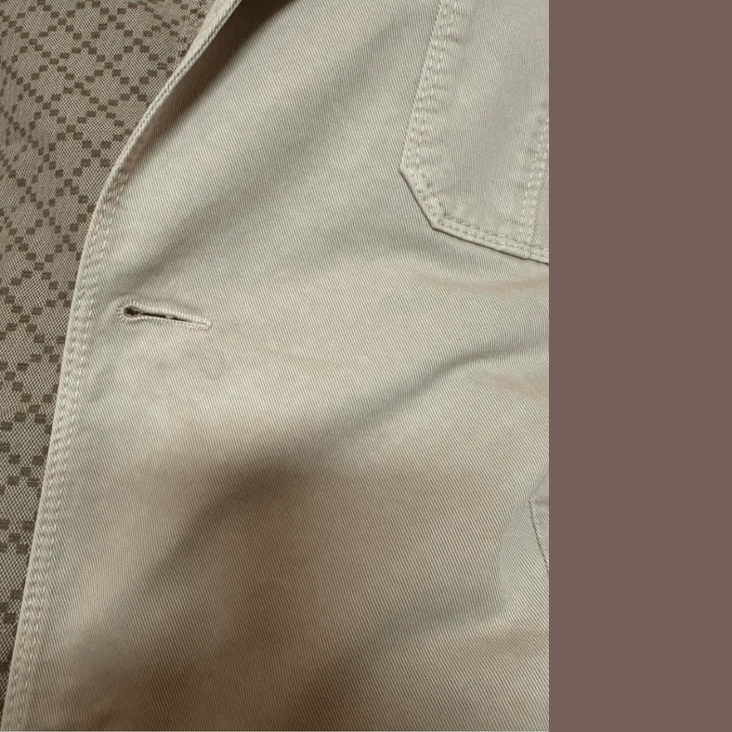 Vintage Gucci Cotton Workwear Blazer – 2000s Italian Menswear