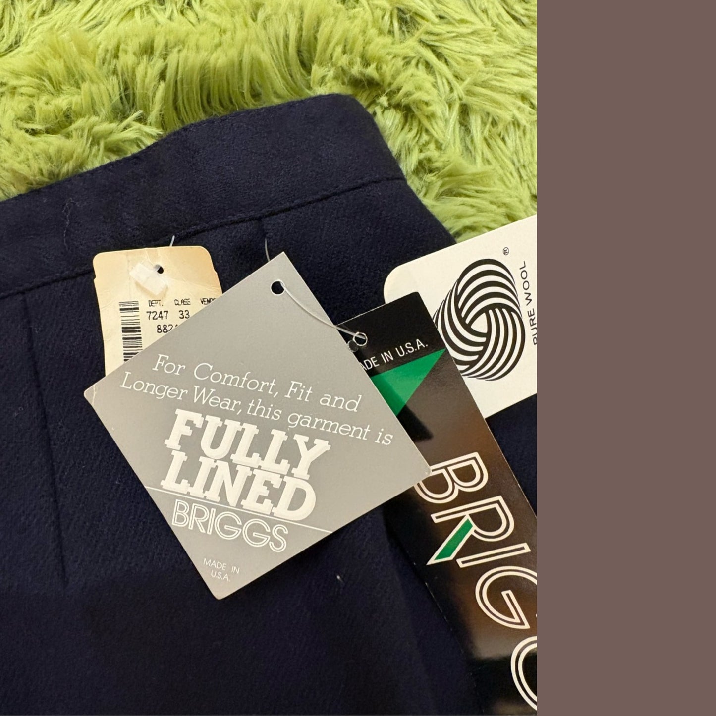 Vintage Briggs Wool A-Line Skirt – 90s Minimal Academia