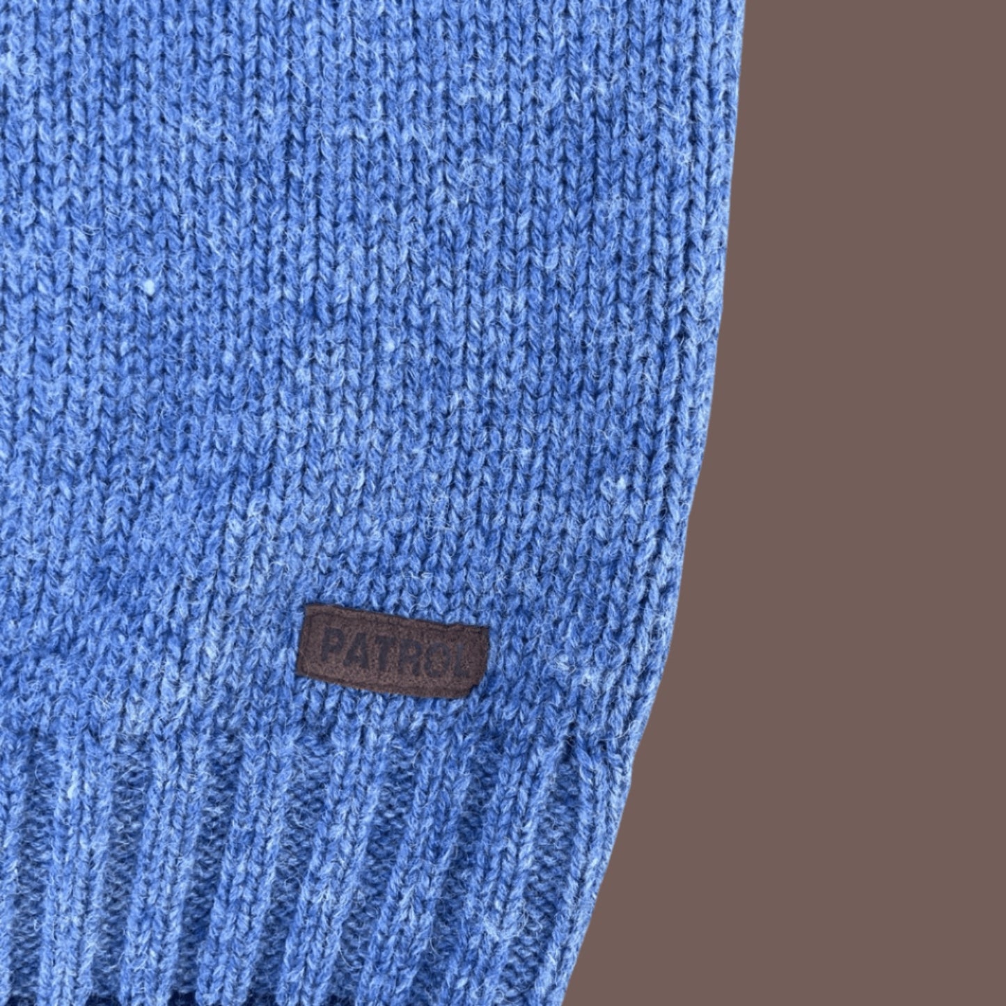 Vintage Patrol Shetland Wool Quarter-Zip Sweater – Y2K Fair Isle Classic