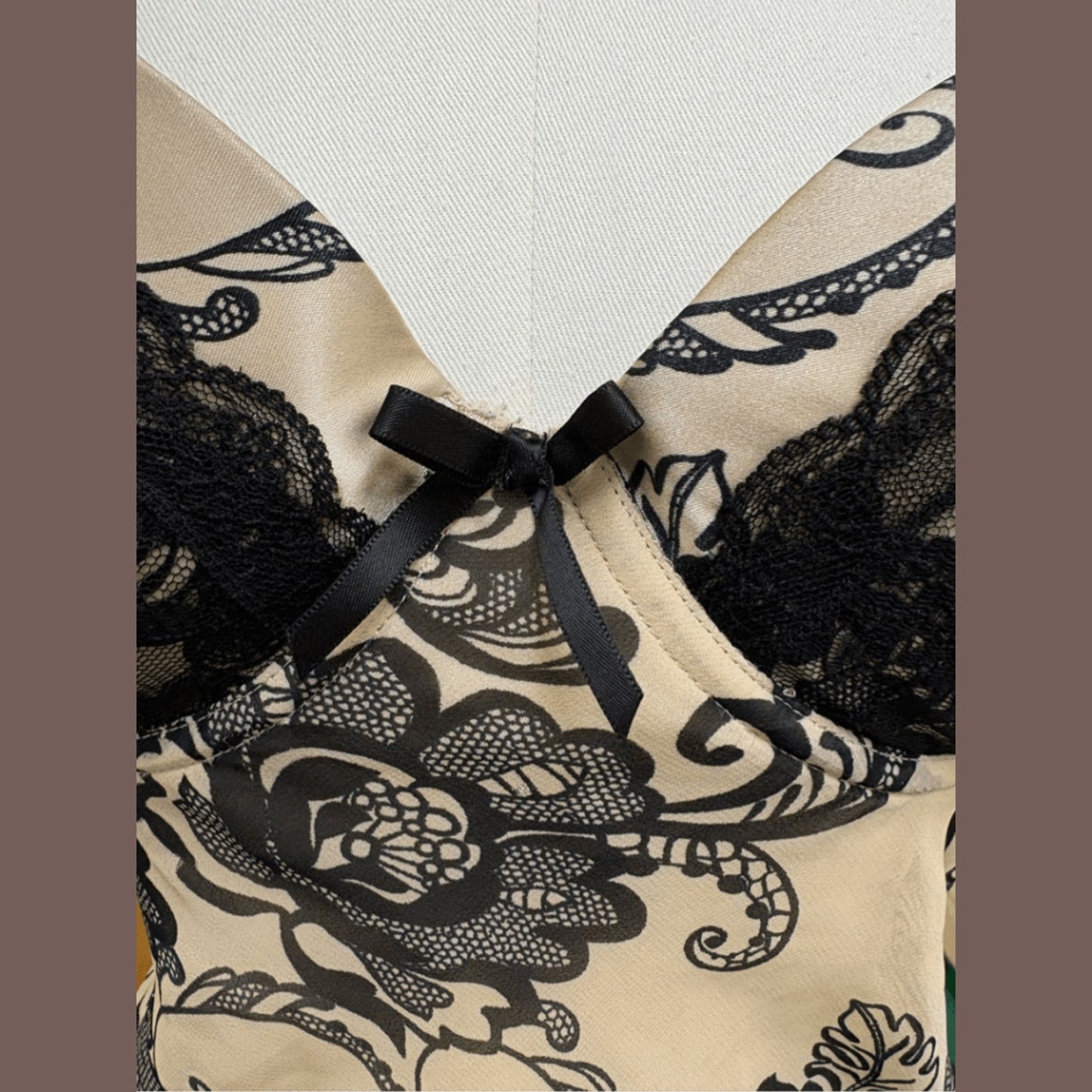 Vintage APT.9 Intimates Lace Slip Dress – 2000s Coquette Glam