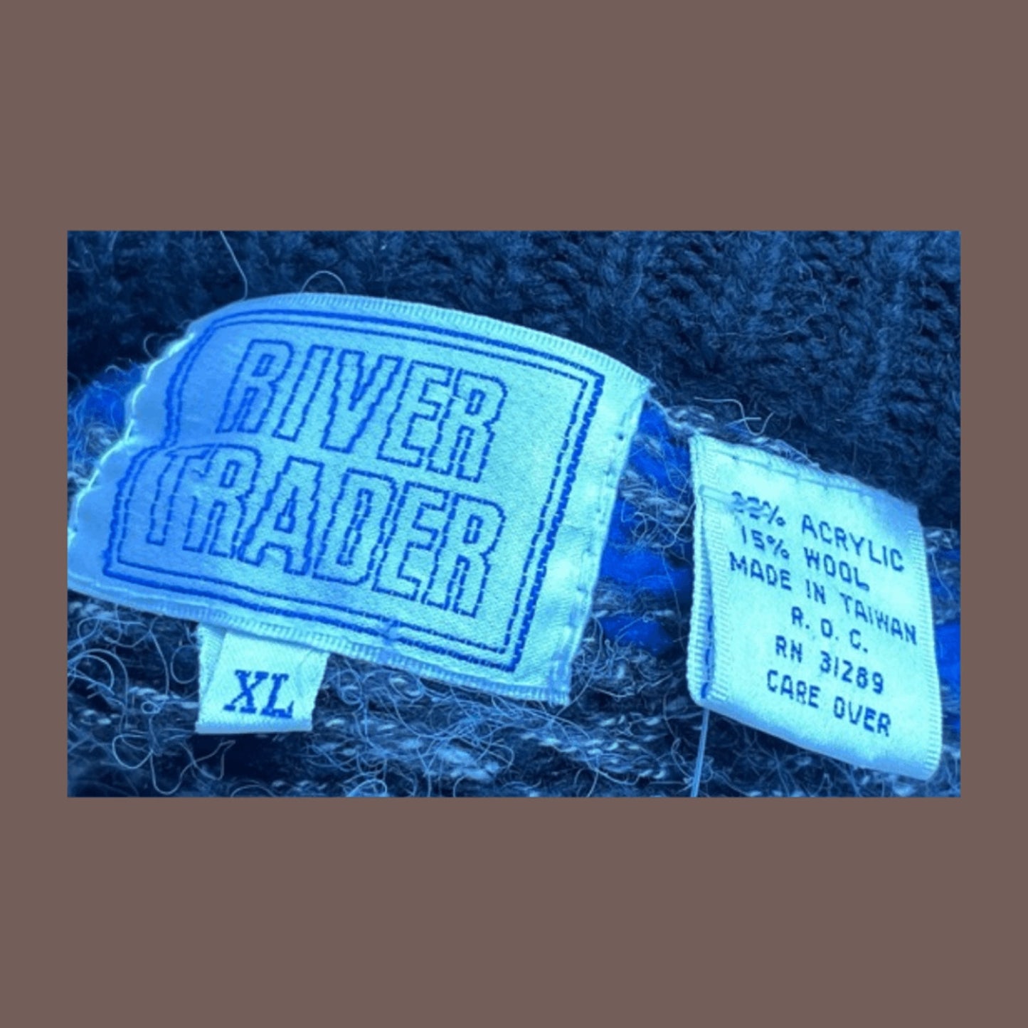 Vintage River Trader Wool Blend Pullover Sweater – 80s Fair Isle Style