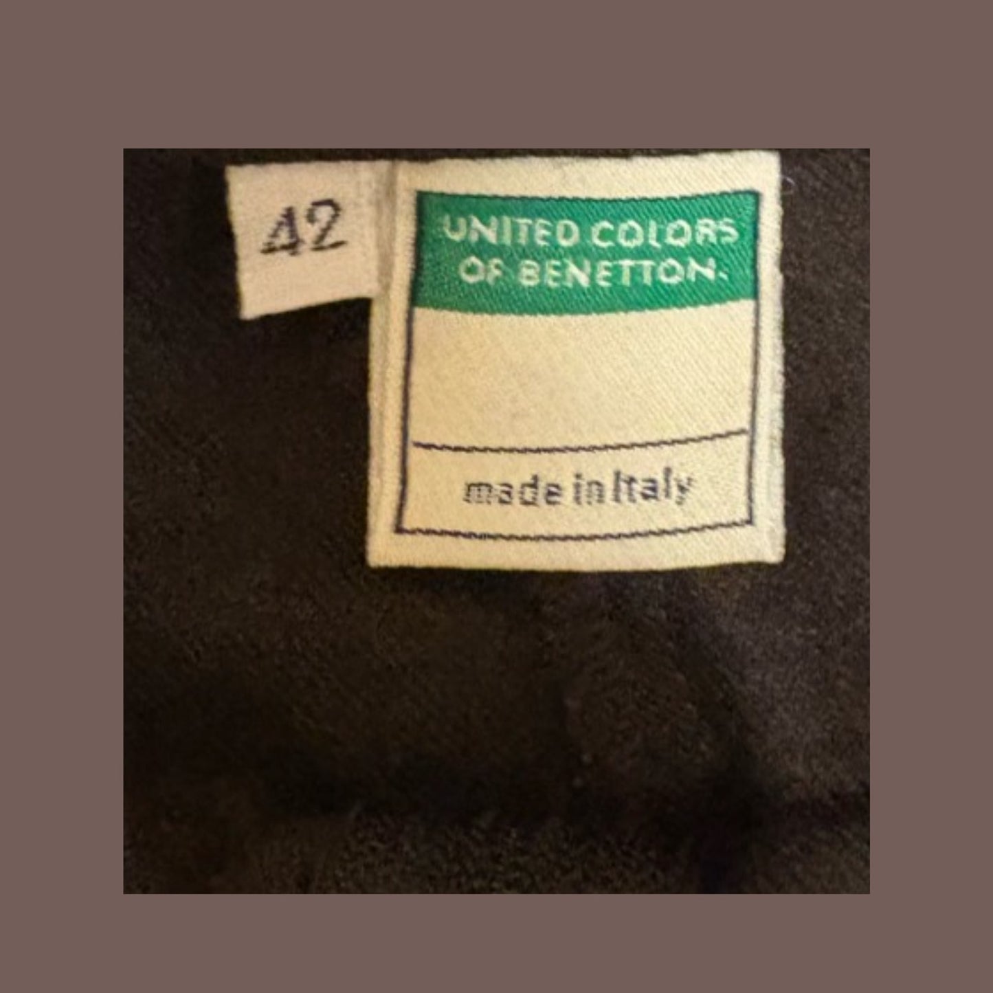 Vintage Benetton Wool Skort – 90s Light Academia Essential