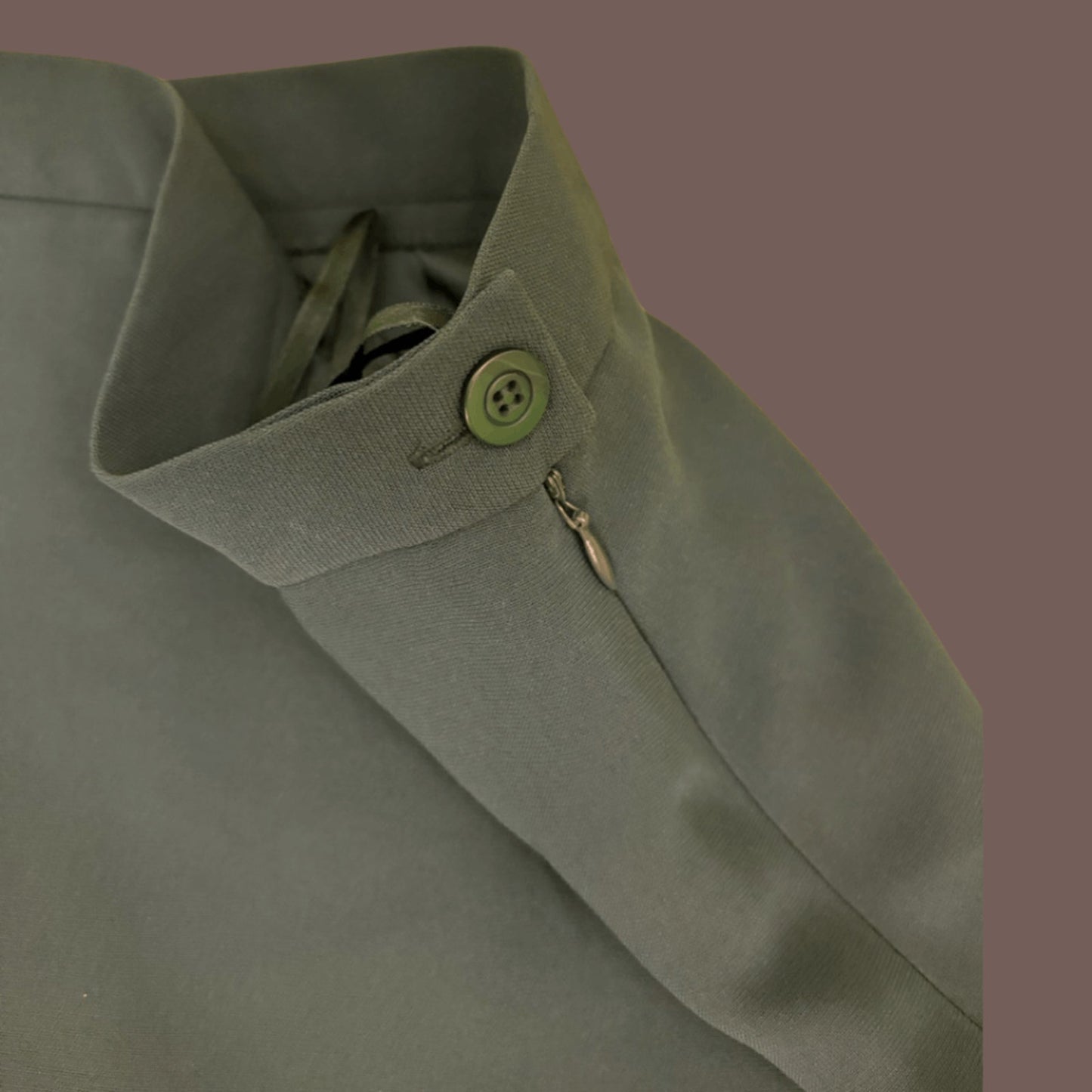 Vintage Rena Rowan Green Pencil Skirt – 90s Elegant Tailoring