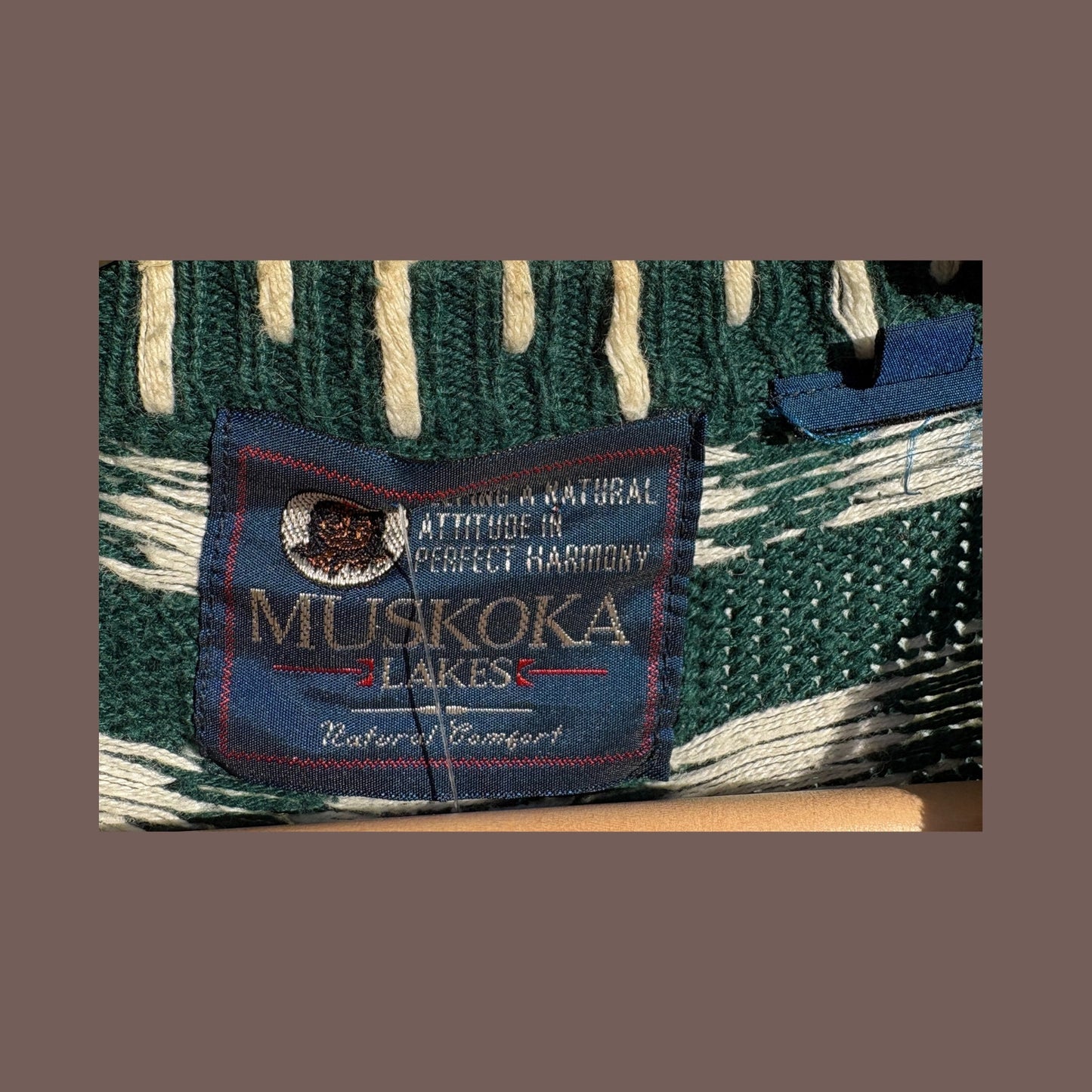 Vintage Muskoka Lakes Nordic Sweater – Cozy Cabin Core