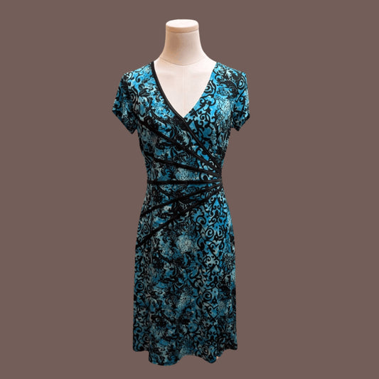 Vintage Connected Apparel Paisley Dress – Y2K Fit & Flare